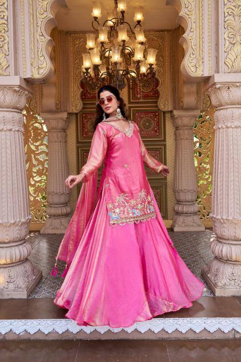 Ram 171 Fendy Pink Bulk Lehenga Choli Suppliers in Ahmedabad